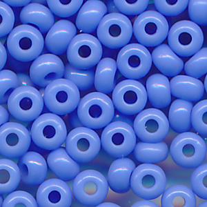 Rocailles blau, Inhalt 7 g, Größe 10/0 (2,2 mm), böhmisch