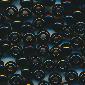 Rocailles schwarz, Inhalt 8 g, Größe 3,5 mm, böhmisch