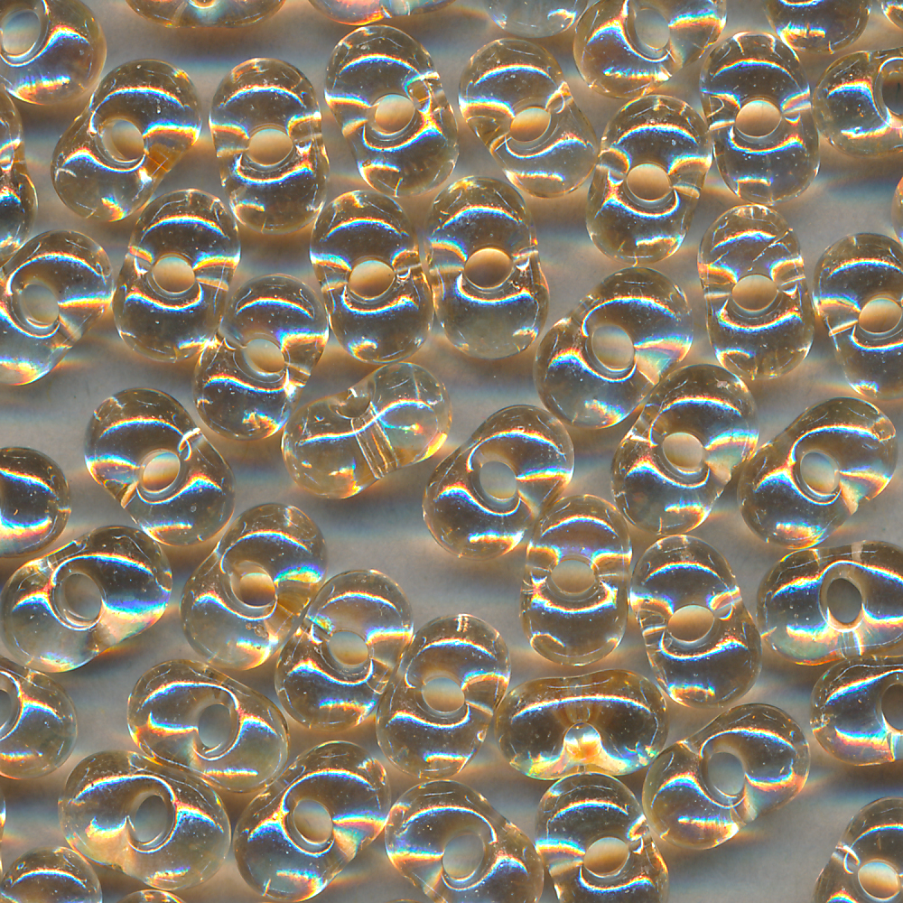 Farfalle, Schmetterlinge kristall ocker, Inhalt 30 Stück, Größe 6,5 x 3,2 mm