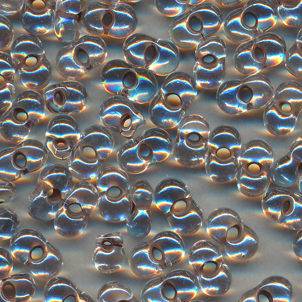 Farfalle, Schmetterlinge kristall antrazit-grau, Inhalt 30 Stück,Größe 6,5 x 3,2 mm