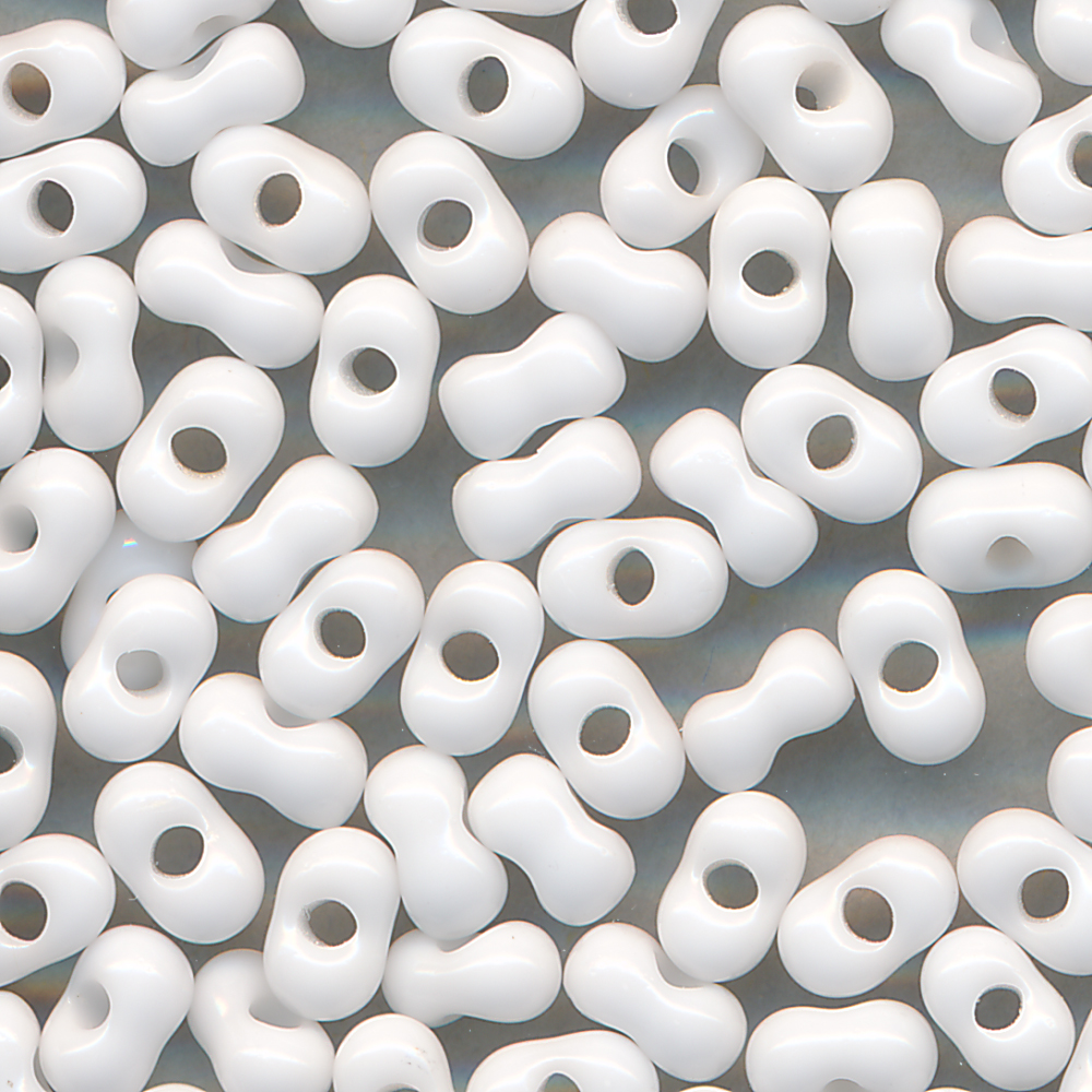 Farfalle, Schmetterlinge weiß, Inhalt 50 Stück, Größe 4 x 2 mm