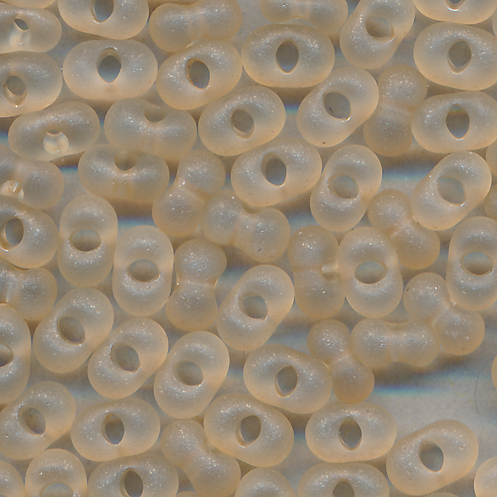 Farfalle, Schmetterlinge sand-braun matt, Inhalt 50 Stück, Größe 4 x 2 mm