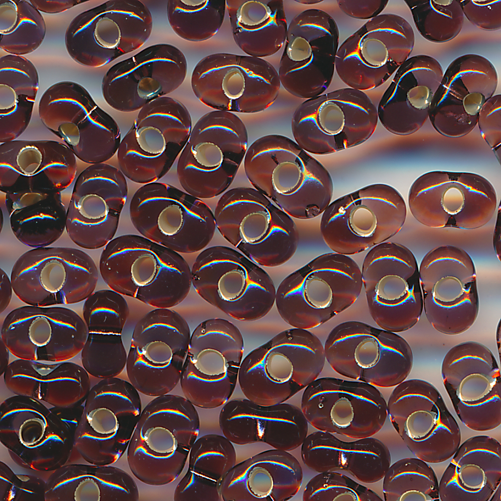 Farfalle, Schmetterlinge aubergine lila Silber lining, Inhalt 50 Stück, Größe 4 x 2 mm