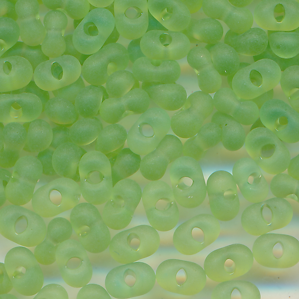 Farfalle, Schmetterlinge laub-grün matt, Inhalt 50 Stück, Größe 4 x 2 mm