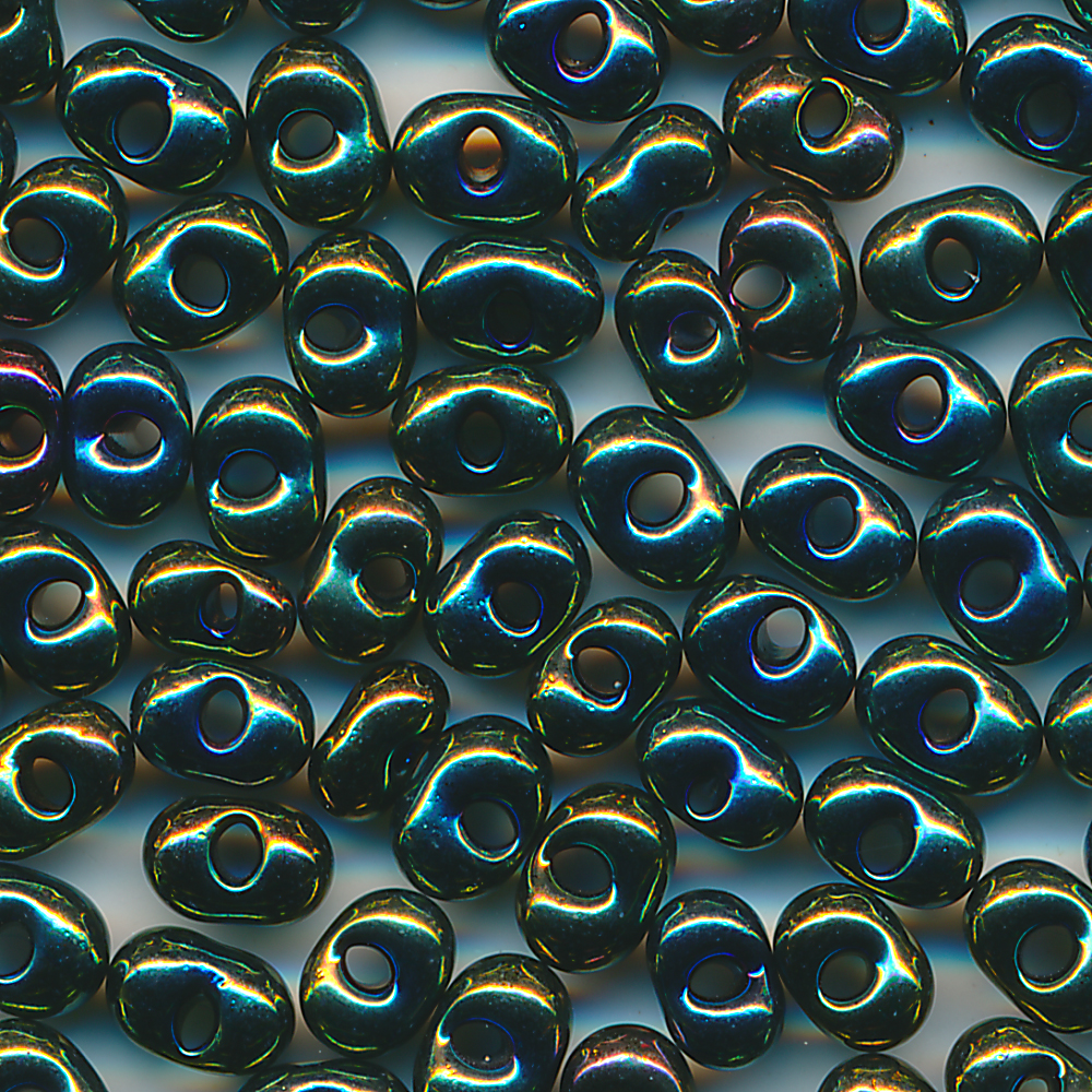 Farfalle, Schmetterlinge grün rainbow, Inhalt 50 Stück, Größe 4 x 2 mm