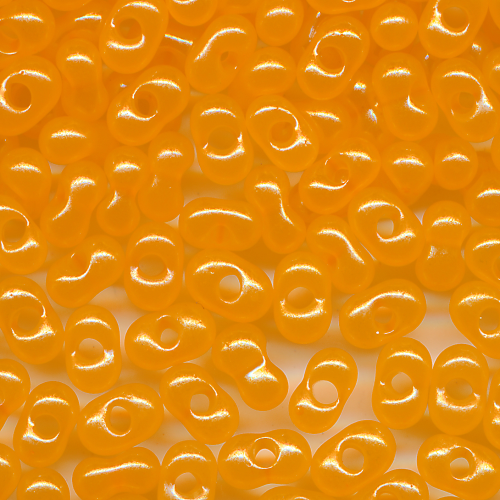 Farfalle, Schmetterlinge kürbis-gelb lüster, Inhalt 50 Stück, Größe 4 x 2 mm