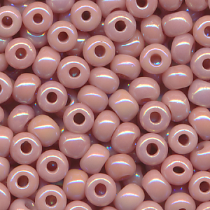 Rocailles alt-rosa rainbow, Größe 8/0 (3,0 mm), 20 Gramm