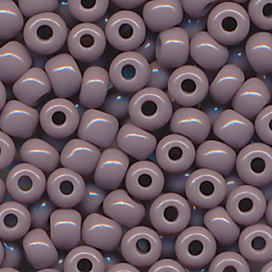 Rocailles opak poliert flieder-lila, Größe 8/0 (3,0 mm), 20 Gramm