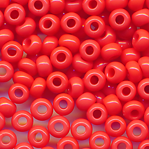 Rocailles koralle, Inhalt 6 g, Größe 13/0 (1,7 mm)