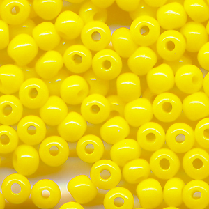 Rocailles sonnen-gelb, Inhalt 6 g, Größe 14/0 (1,6 mm)