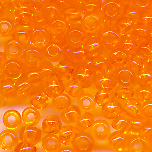 Rocailles apricose, Inhalt 6 g. Größe 14/0 (1,6 mm)