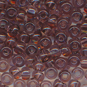 Rocailles klar light-violett, Größe 8/0 (3,0 mm), 20 Gramm