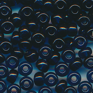 Rocailles klar powder-blue, Größe 9/0 (2,6 mm), 20 Gramm