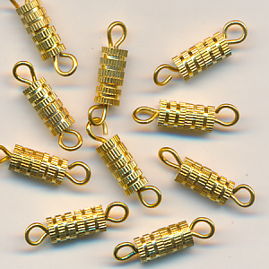 Kettenverschluss gold, Inhalt 3 Stück, Größe 17 mm, Drehverschluss*