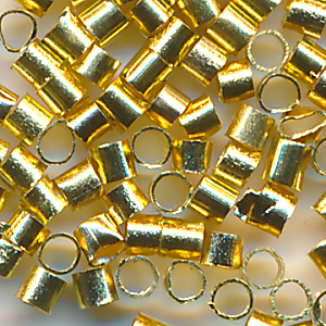 Quetschröhrchen goldfarbig, Inhalt 200 Stück, Größe 2,0 mm