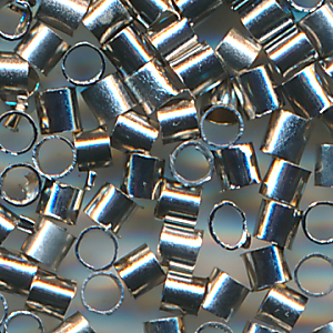 Quetschröhrchen silberfarbig, Inhalt 200 Stück, Größe 2,0 mm