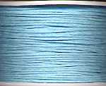 Baumwollband hellblau, Größe 1,0 mm, Inhalt 75 m/1 Rolle, Schnur Kordel, gewachst