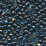 Rocailles facettiert hämatite-grau lüster, Inhalt 6 g, Größe 10/0, Cut-Perlen
