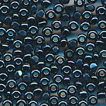 Rocailles facettiert schiefer-grau lüster, Inhalt 6 g, Größe 11/0, Cut-Perlen