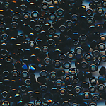 Rocailles facettiert schwarz, Inhalt 6 g, Größe 13/0, Cut-Perlen Charlotte