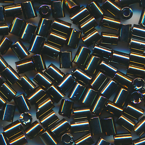 Stiftperlen bronze rainbow AB, Inhalt 8 g, Größe 2 mm