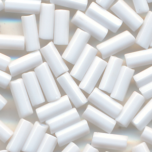 Stiftperlen weiß, Inhalt 8 g, Größe 4 mm