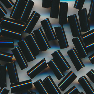 Stiftperlen schwarz black, Inhalt 8 g, Größe 4 mm