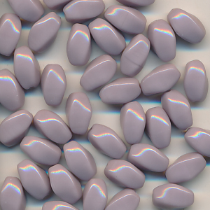 Glasperlen flieder opak, Inhalt 10 Stück, Größe 5 x 9 mm