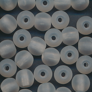 Glasperlen kristall matt, Inhalt 8 Stück, Größe 10 mm, Kugeln