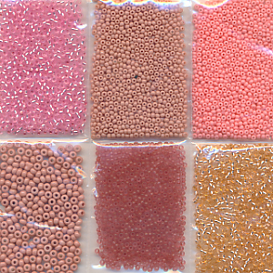 Reste-Set Rocailles, Inhalt 47 g, Größe 10/0 - 11/0