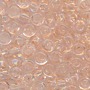 Rocailles rose kristall klar, Inhalt 6 g, Größe 9/0, böhmisch*