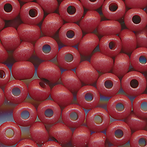 Rocailles kalk rotbraun, Größe 11/0 (2,1 mm), 20 Gramm