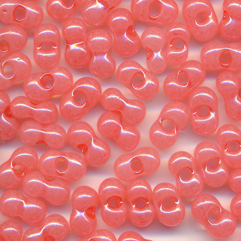 Farfalle, Schmetterlinge lachs-rosa lüster, Inhalt 30 Stück, Größe 6,5 x 3,2 mm