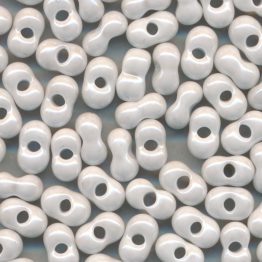 Farfalle, Schmetterlinge muschel-perlmutt lüster, Inhalt 30 Stück, Größe 6,5 x 3,2 mm