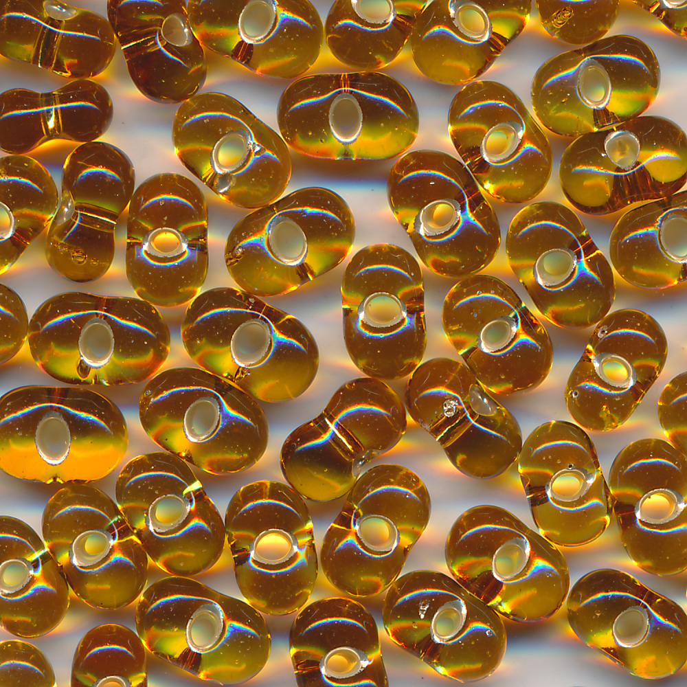 Farfalle, Schmetterlinge bernstein Silber lining, Inhalt 30 Stück, Größe 6,5 x 3,2 mm