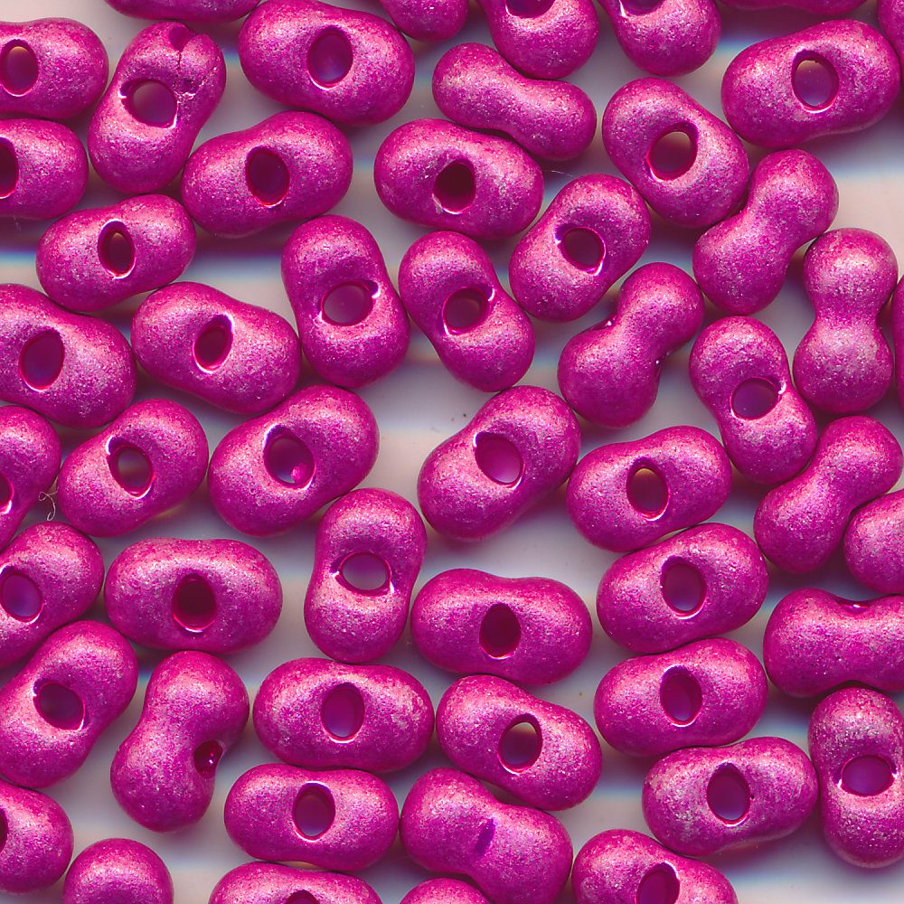 Farfalle, Schmetterlinge dark pink metallic matt, Inhalt 30 Stück, Größe 6,5 x 3,2 mm