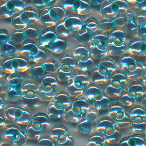 Farfalle, Schmetterlinge türkis kristall, Inhalt 30 Stück, Größe 6,5 x 3,2 mm