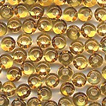 Drops gold Silber lining, Inhalt 20 Stück, Größe 6,6 x 6,4 mm, Tropfen