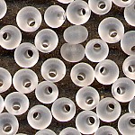 Drops kristall matt, Inhalt 30 Stück, Größe 4,8 x 4,5 mm, Tropfen