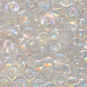 Rocailles kristall rainbow, Größe 10/0 (2,3 mm), 20 Gramm