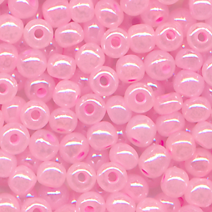 Rocailles eis-pink cylon, Größe 11/0 (2,1 mm), 20 Gramm