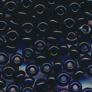 Rocailles klar nacht-blau, Größe 6/0 (4,0 mm), 20 Gramm