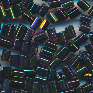 Stiftperlen lila rainbow AB, Inhalt 8 g, Größe 2 mm