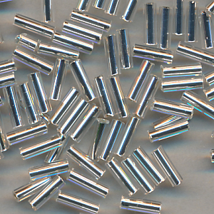 Stiftperlen kristall Silber lining, Inhalt 8 g, Größe 7 mm