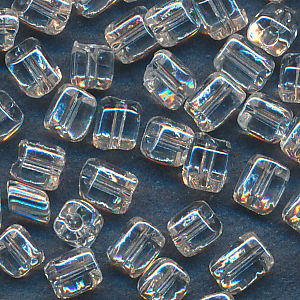 Stiftperlen kristall lüster, Inhalt 8 g, Größe 4 mm