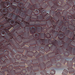 Hexa-Cut-Perlen violett transparent matt, Inhalt 7 g, Größe 11/0