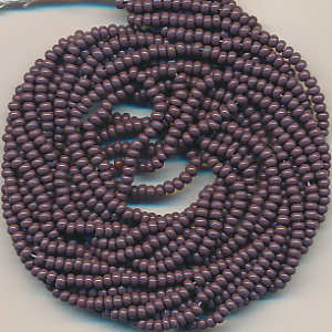 Rocailles dark lila, Inhalt 6 g, Größe 10/0 (2,3 mm) böhmisch, Strang