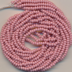 Rocailles salmon rosa, Inhalt 7,5 g, Größe 10/0 (2,3 mm) böhmisch Strang