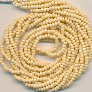 Rocailles linen beige, Inhalt 7 g, Größe 10/0 (2,3 mm) böhmisch Strang