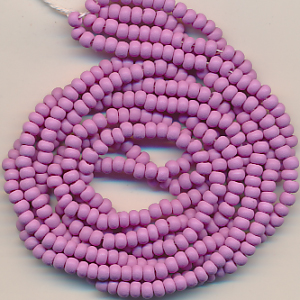 Rocailles flieder lila matt, Inhalt 6,5 g, Größe 8/0, böhmisch Strang*